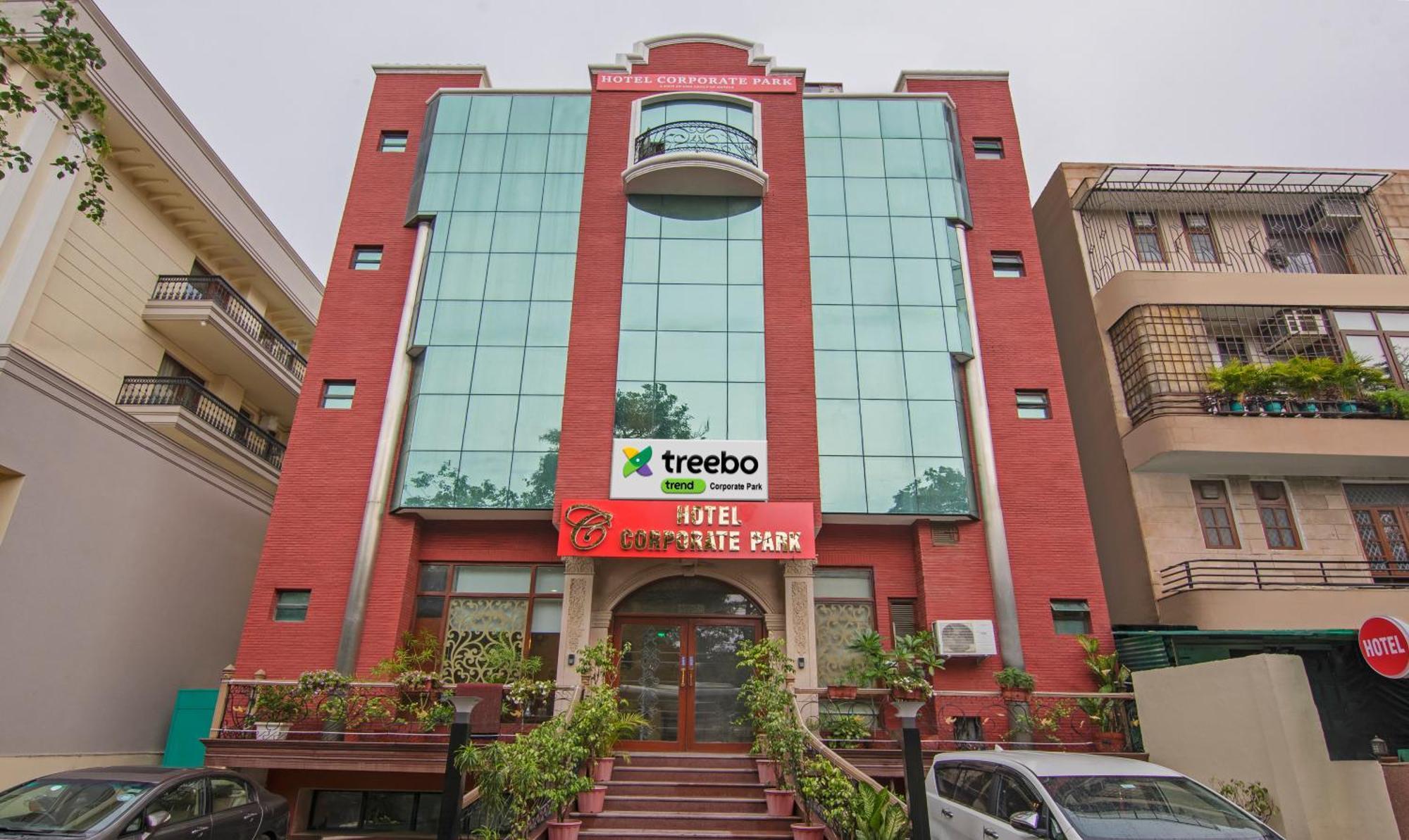 Treebo Corporate Park Hotell New Delhi Exteriör bild